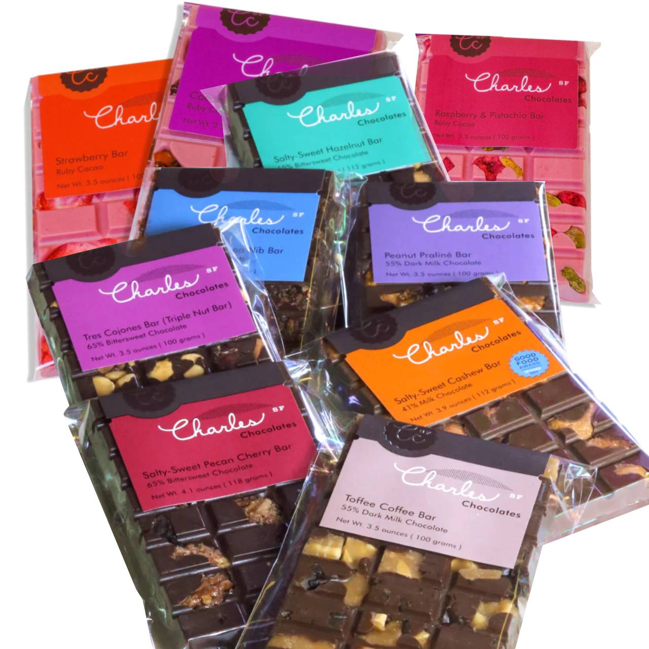 10 Bar Chocolate Collection – Charles Chocolates