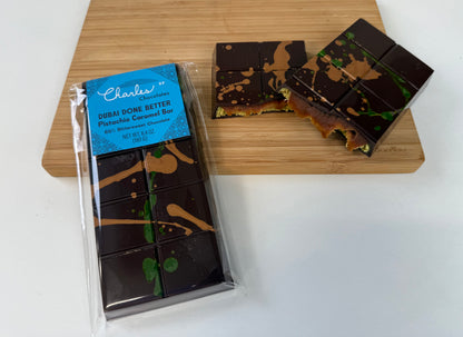 Dubai Done Better - Pistachio Milk Chocolate Caramel Bar