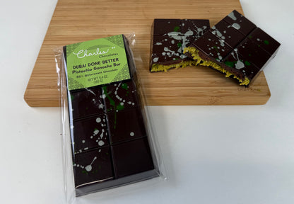 Dubai Done Better - Pistachio Bittersweet Chocolate Ganache Bar